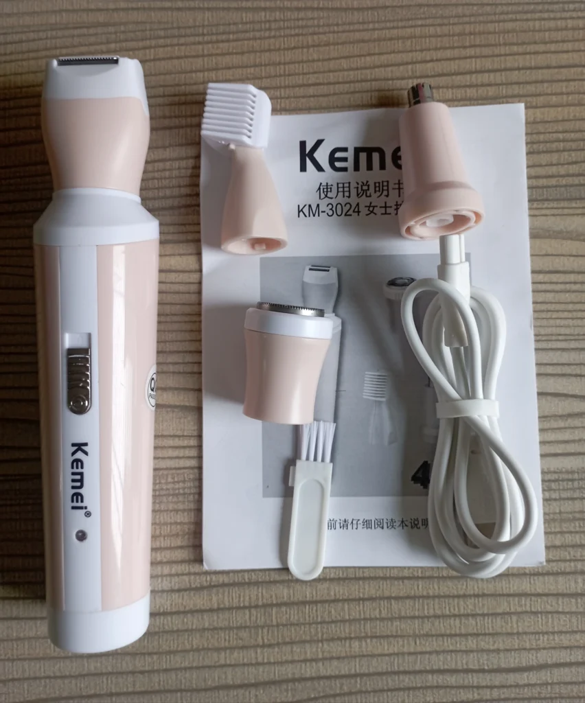 Kemei KM-3024 Trimmer & Shaver for Women
