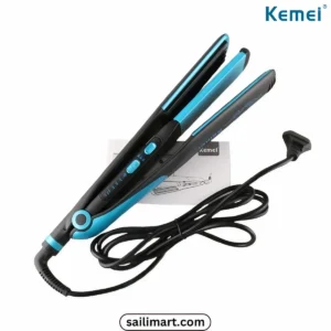 Kemei KM-2209 2-in-1 Hair Straightener and Curler