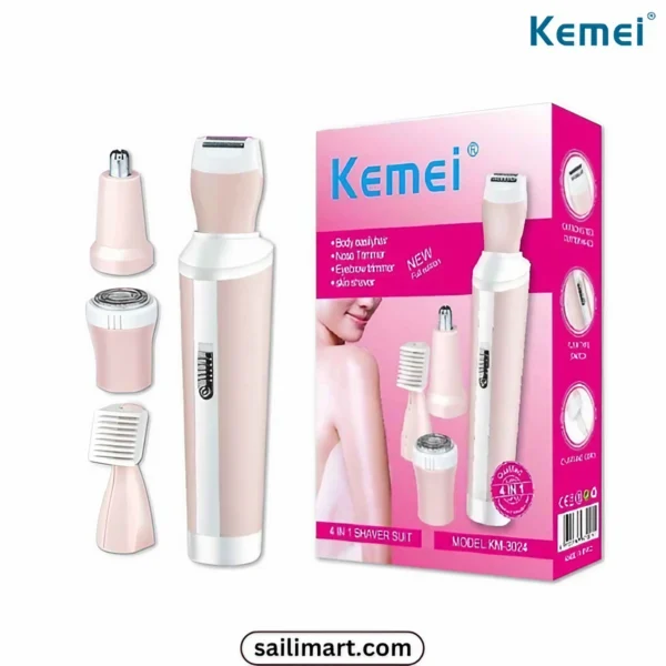 Kemei KM-3024 Trrimmer & Shaver for Women