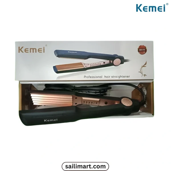 Kemei KM-472 Hair Straightener for men