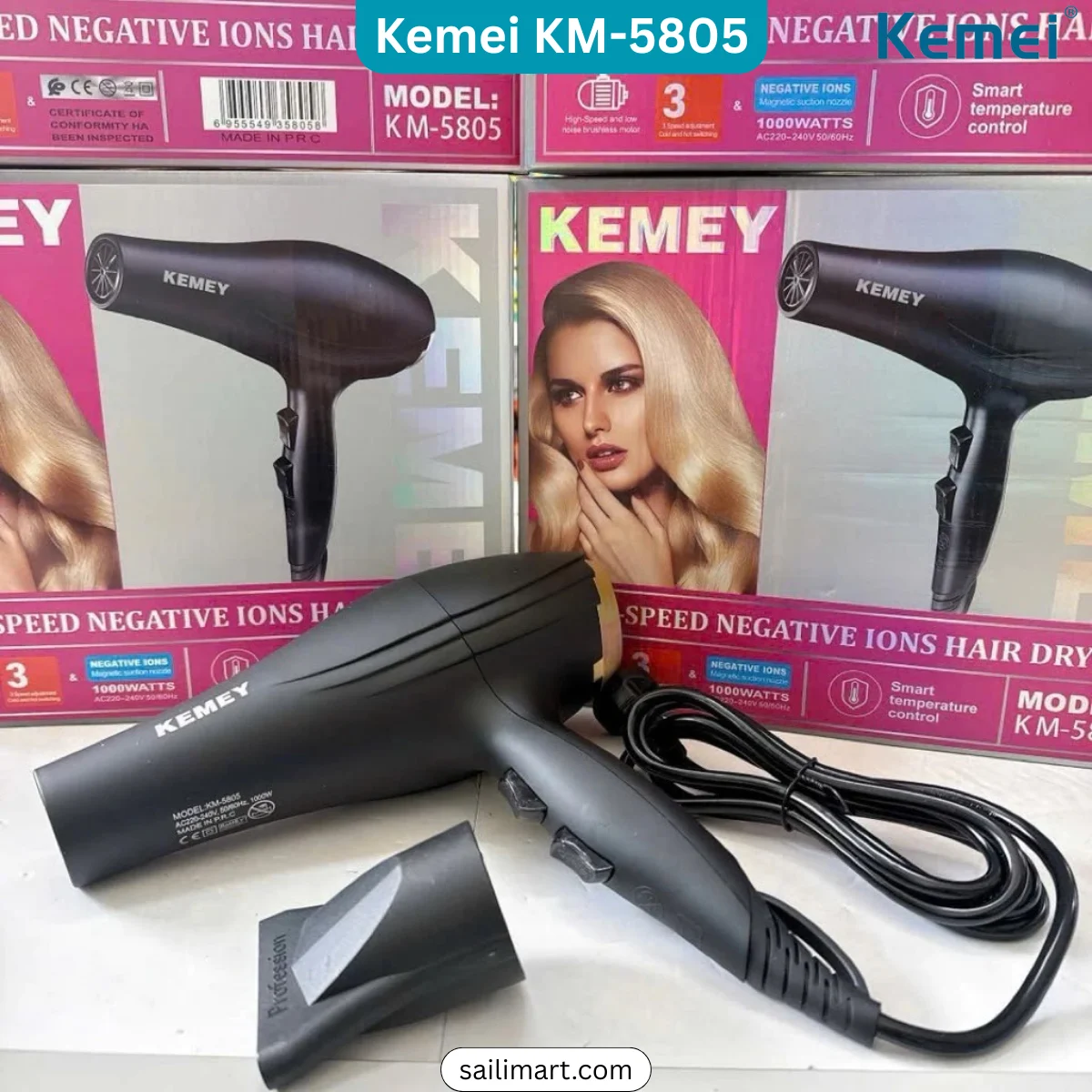 Kemei KM-5805 Hair Dryer for Women