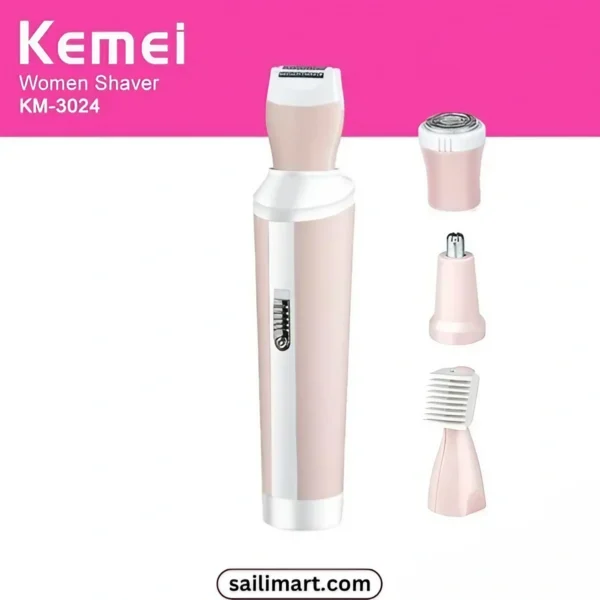 Kemei KM-3024 Trimmer & Shaver for Women