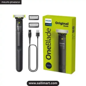 Philips QP1424/10 OneBlade versatile grooming tool for men.