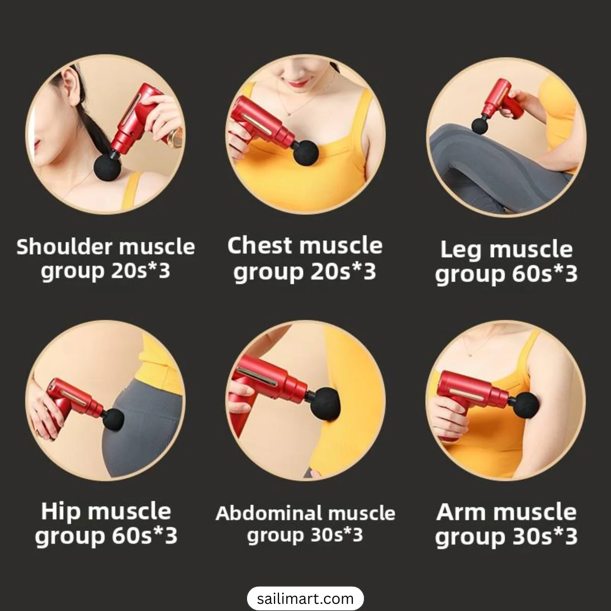 Mini Rechargeable Deep Tissue Therapy Massager SL-720 Best Price in Bangladesh