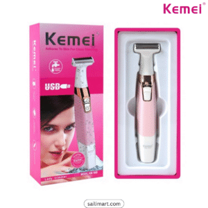 Kemei KM-1900 Rechargeable Electric portable Shaver for Women