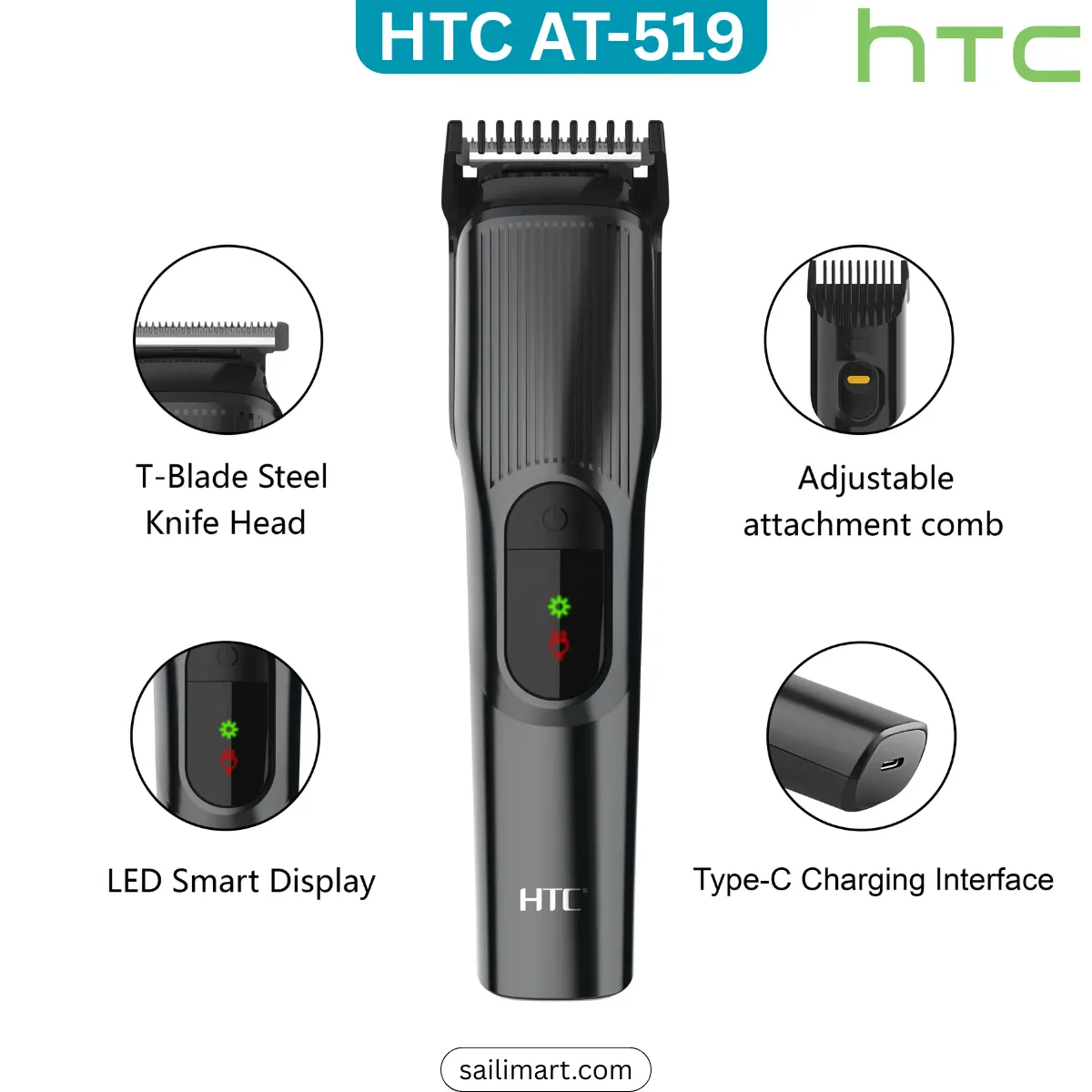 URBAN HTC AT-519 Trimmer Best Price in Bangladesh