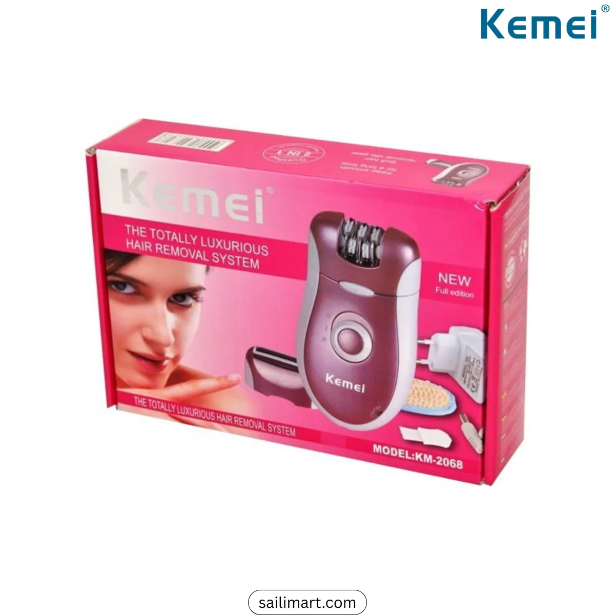 Kemei KM-2068 (2-in-1) Epilator and Shaver best price in Bangladesh
