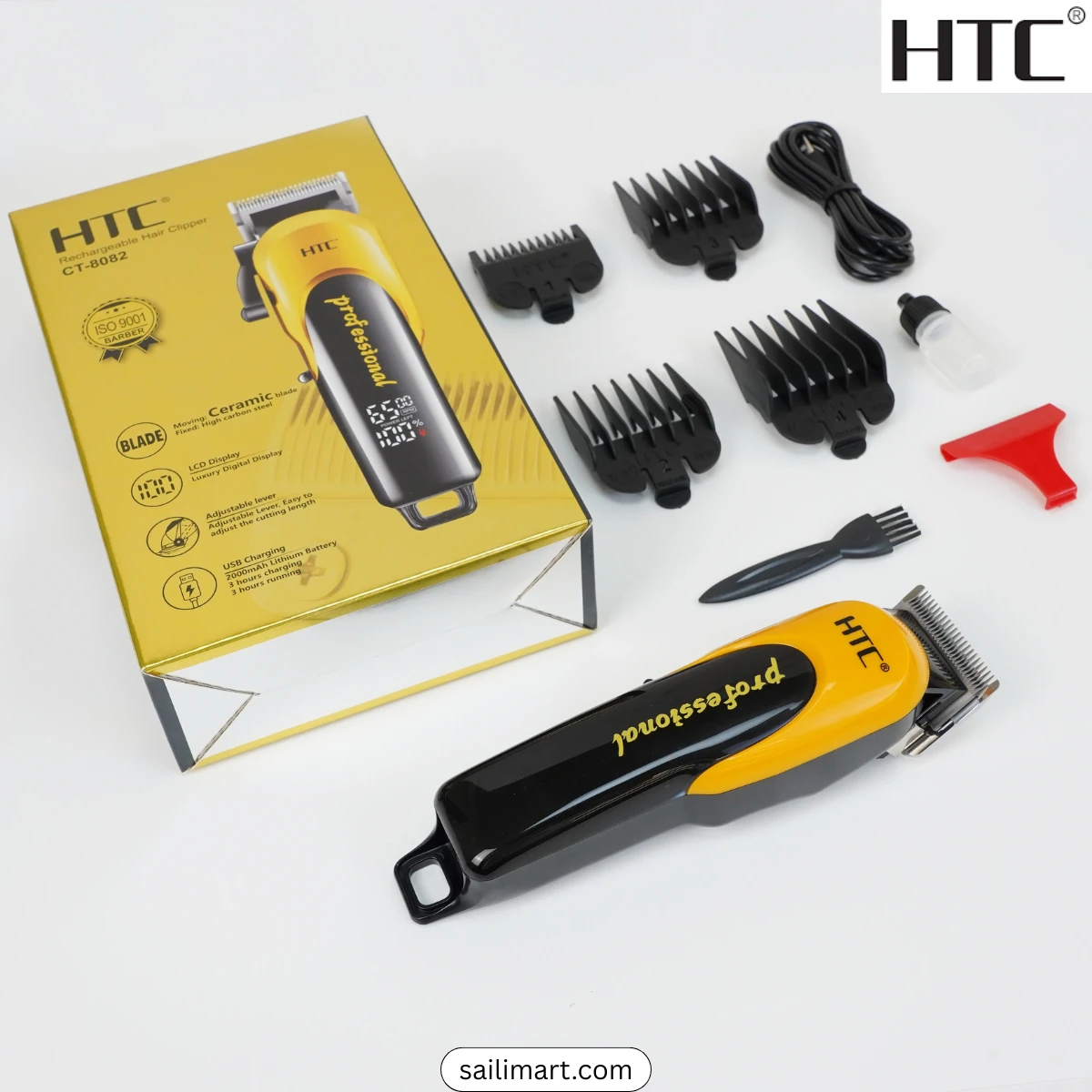 HTC CT-8082 Powerful Hair & Beard Trimmer for Men