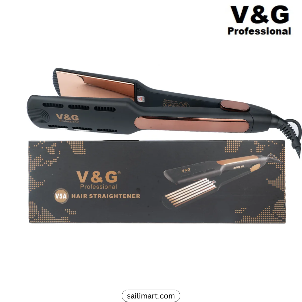 V&G V5 Professional Hair Straightener