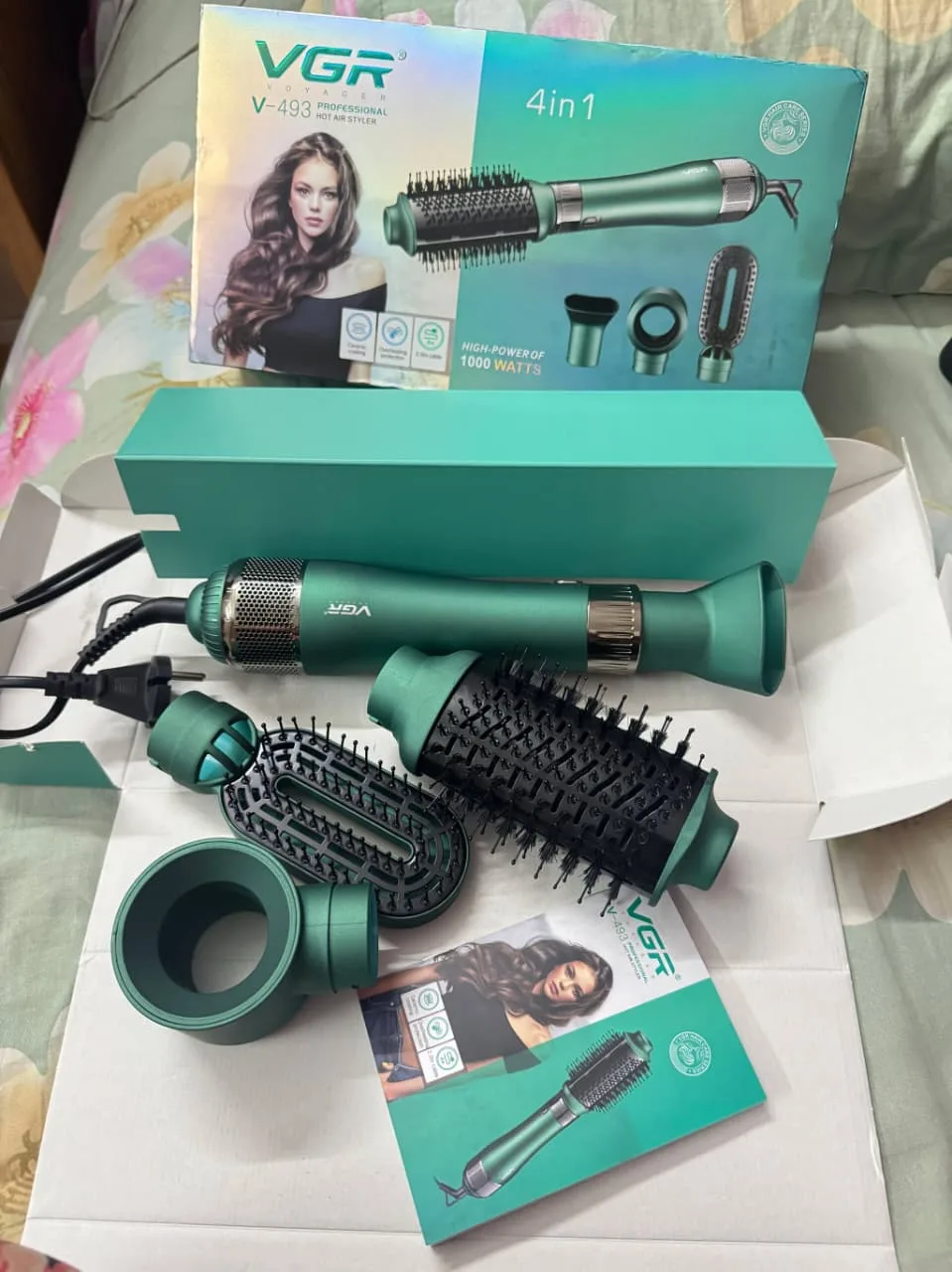 VGR V-493 4-in-1 Hot Air Hair Brush best price in bangladesh