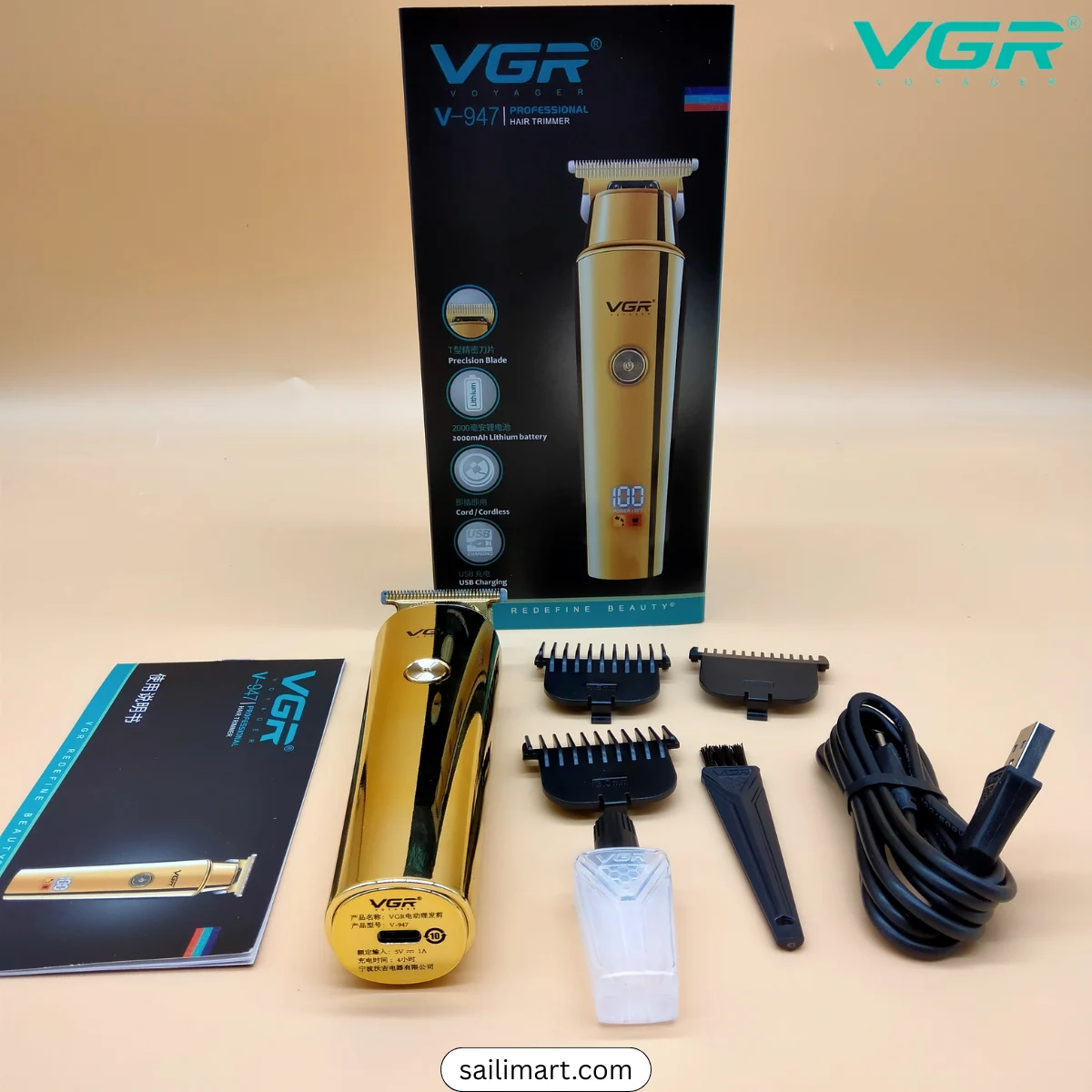 VGR V-947 Trimmer for men best price in Bangladesh