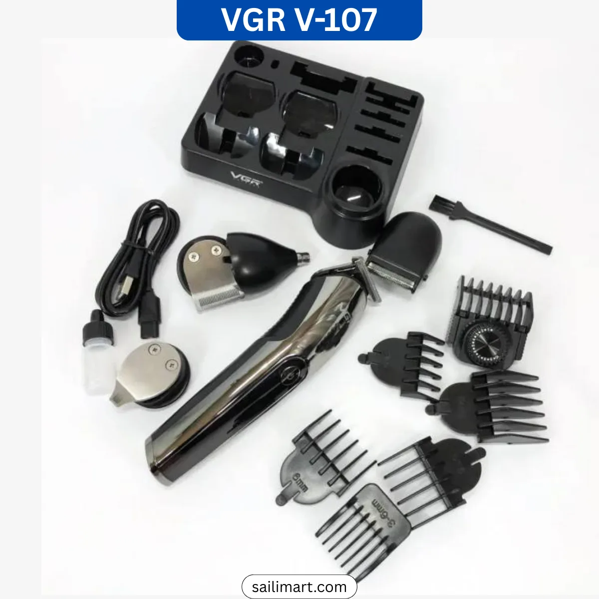 VGR V-107 11-in-1 Professional Grooming Kit at the best price in Bangladesh