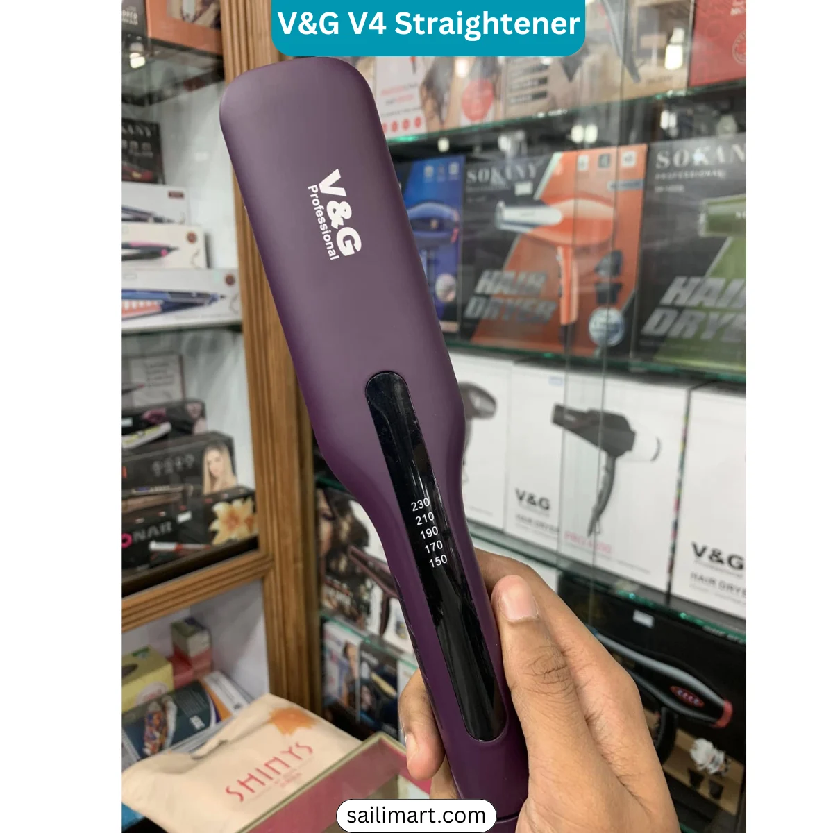 V&G V4 Hair Straightener for male and female