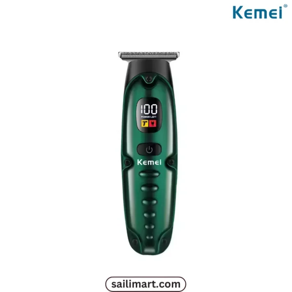 Kemei KM-2259 LCD Rechargeable Hair Trimmer for Men