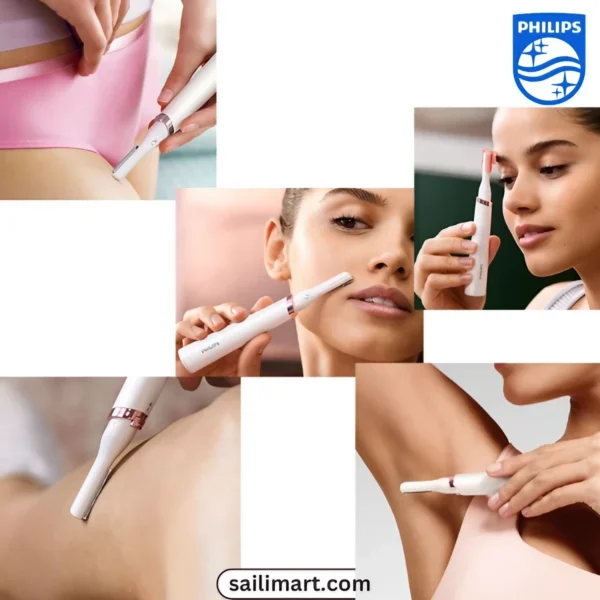 Philips HP6388/00 Touch-up Pen Eyebrows, Facial & Body Trimmer for Women