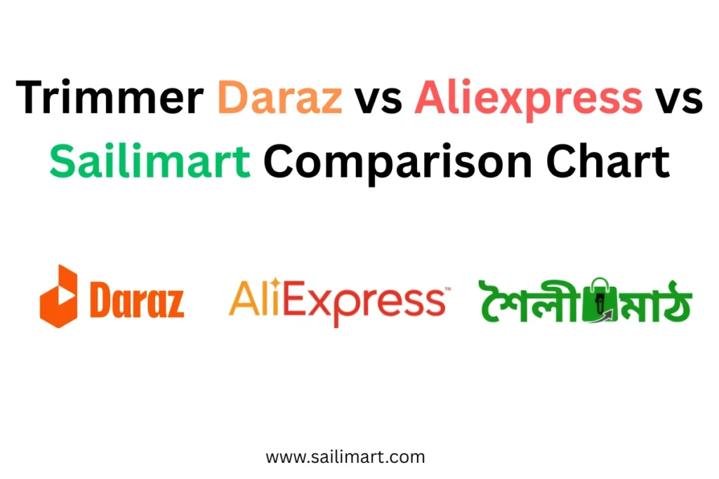 Daraz Vs Aliexpress Vs Sailimart – কোথা থেকে কিনলে পাবেন আসল Trimmer, Hair Dryer, Shaver এবং Hair Straightener?