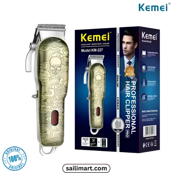 Kemei Km-227 Rechargeable Hair Clippers for Men | trimer