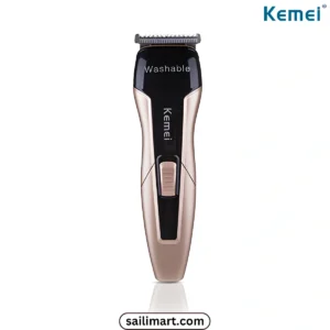 Kemei KM-5015 Washable Hair & Bread Trimmer for Men