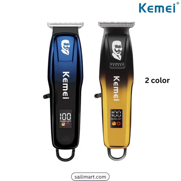 Stainless steel T-blade on Kemei KM-J03 professional hair trimmer