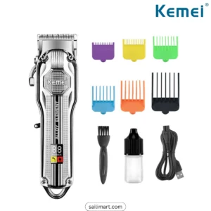 Kemei KM-517 Full Metal Body Rechargeable Trimmer