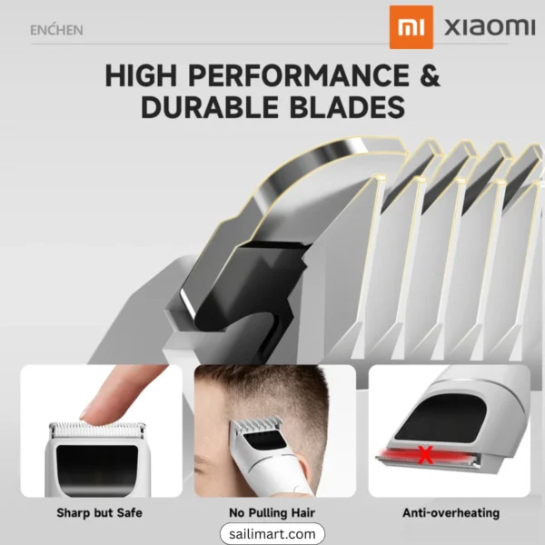 Xiaomi ENCHEN Boost 2 Trimmer – Powerful Hair Clipper at Best Price in BD