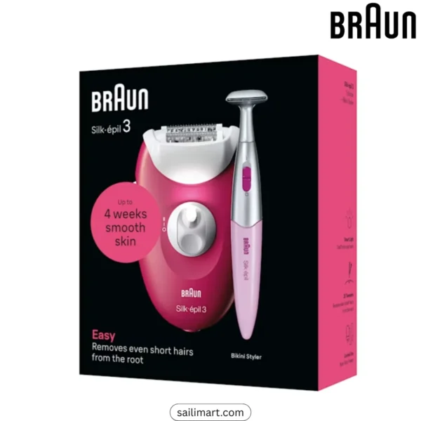Braun Silk-Epil 3 Epilator & Trimmer For Women