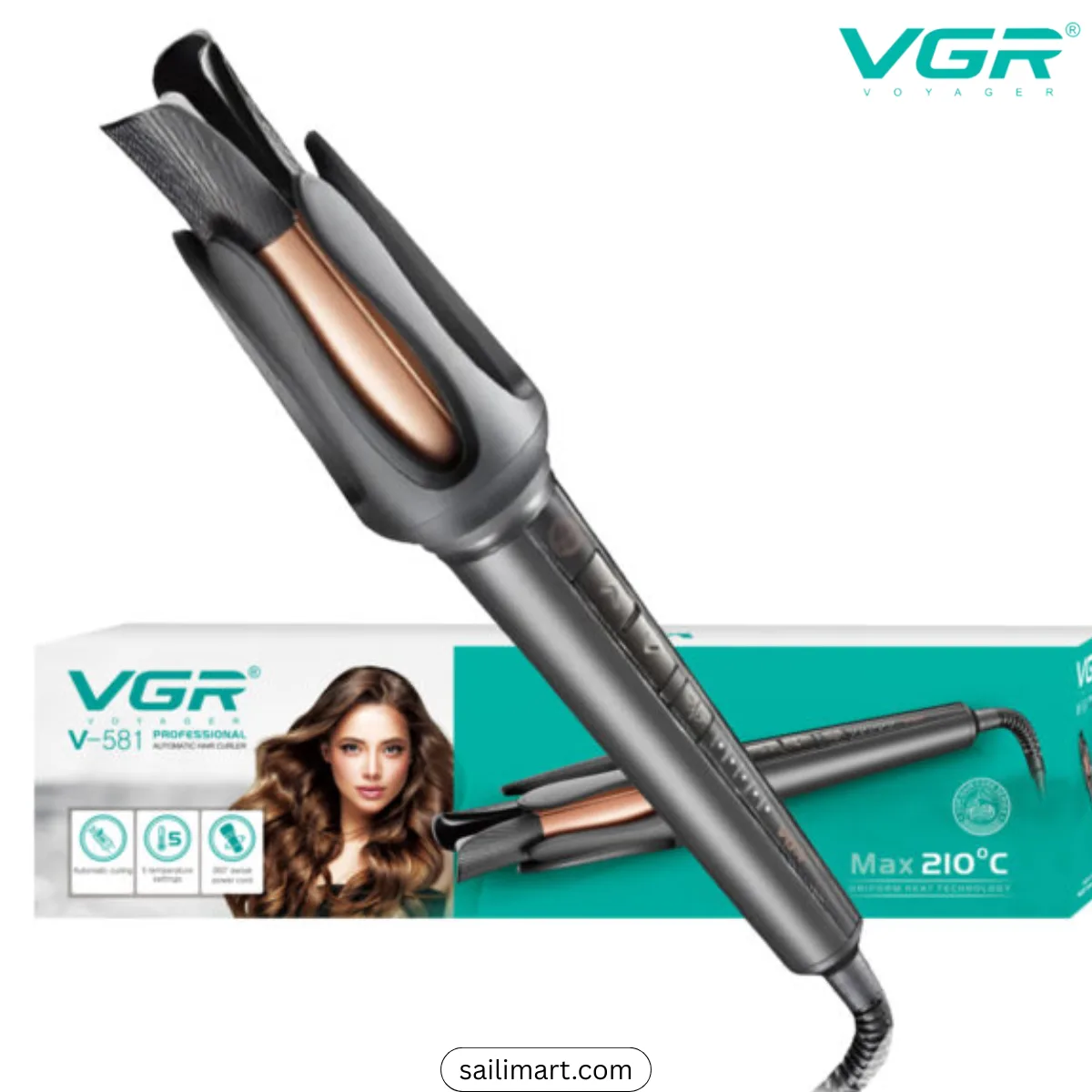 VGR V-581 Professional Hair Curler