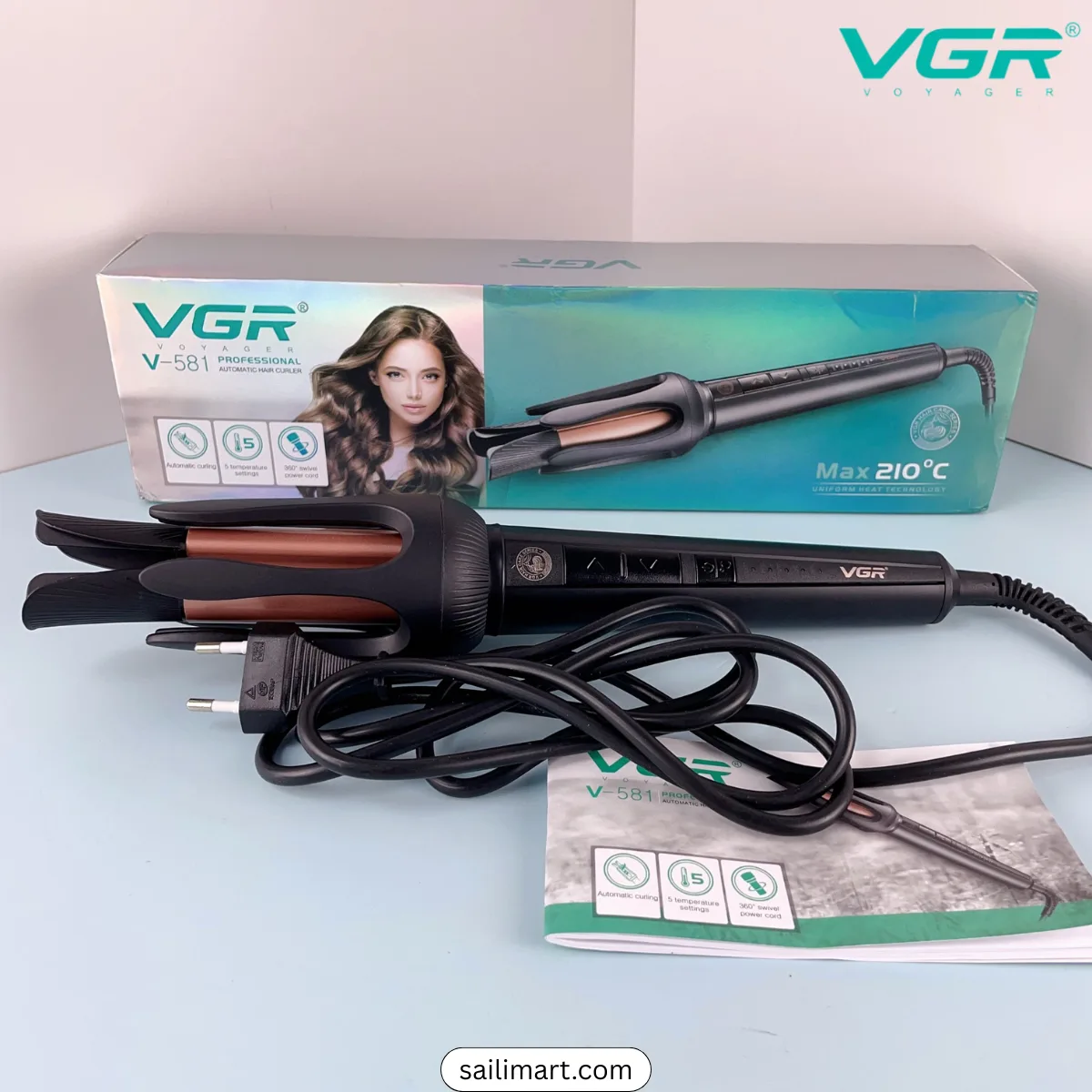 VGR V-581 Automatic Hair Curler in Bangladesh