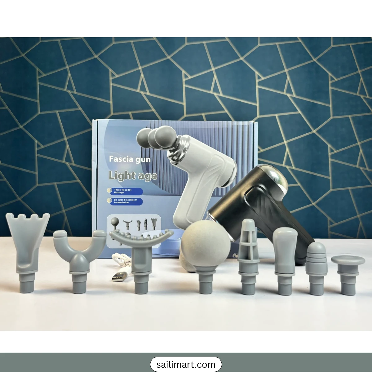 LM-130 Three Headed Fascia Gun 9-Tool Attachment Set