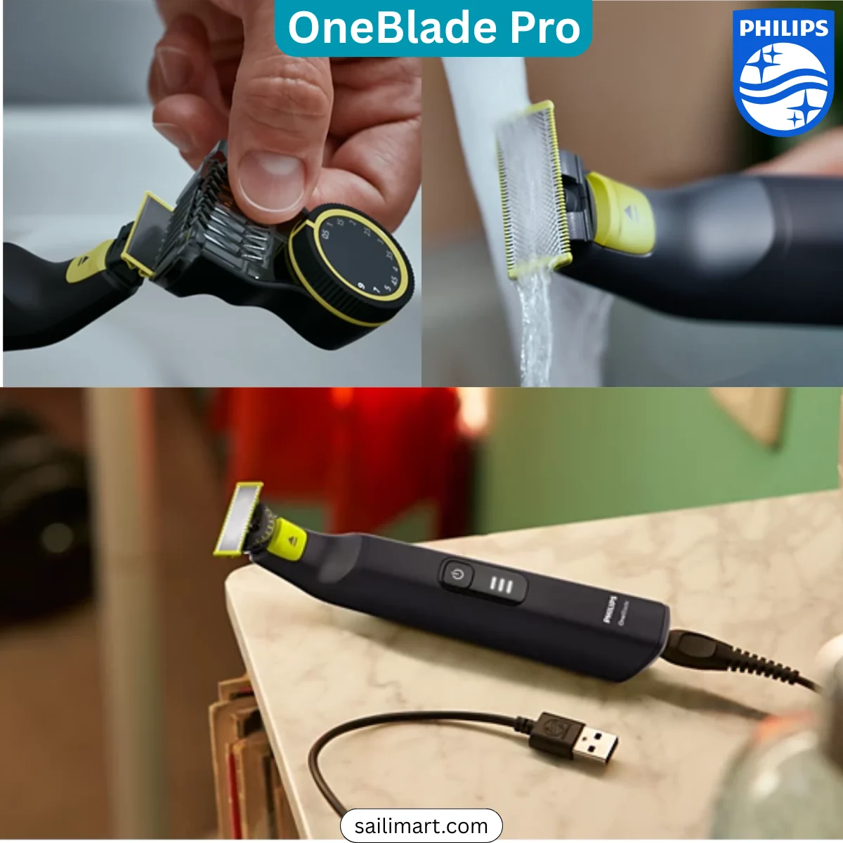 Philips QP6542/10 OneBlade Pro – Original Trimmer Price in Bangladesh
