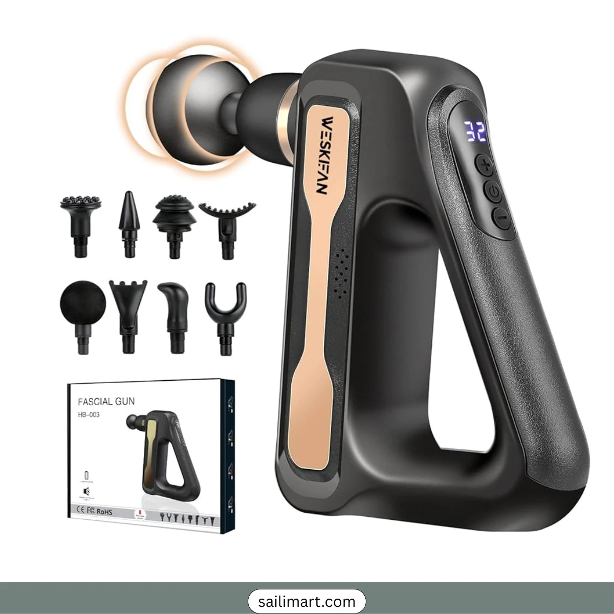HB-003 Fascial Gun for All Body Massage