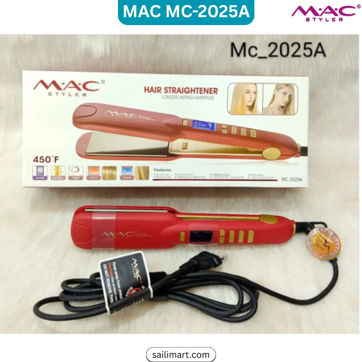 MAC MC-2025A Hair Straightener Best Price in Bangladesh