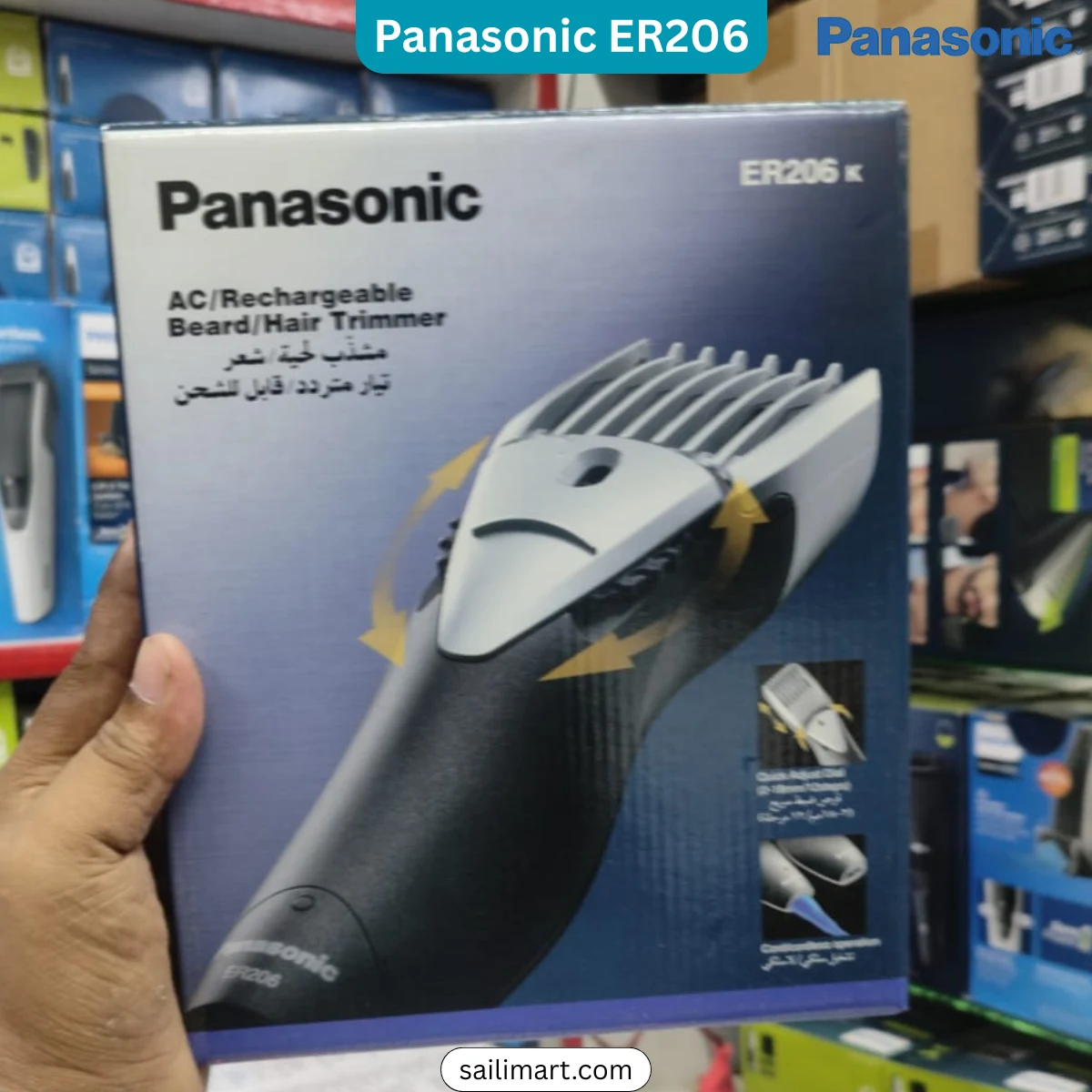 Panasonic ER206K Trimmer for men