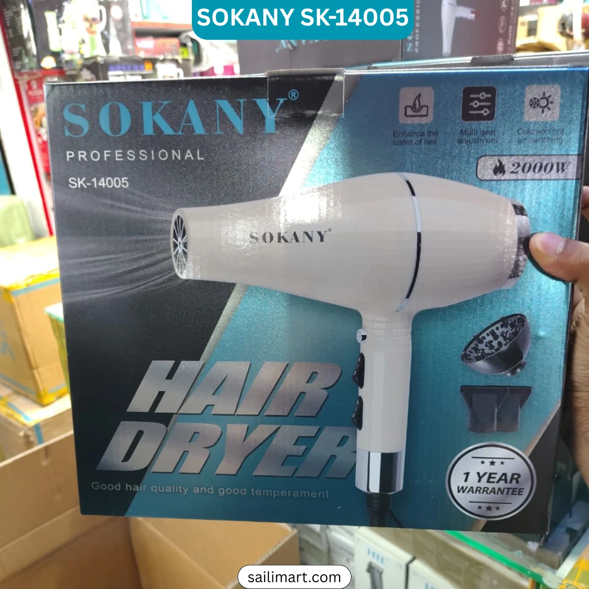 Sokany SK-14005 Hair Dryer for Women