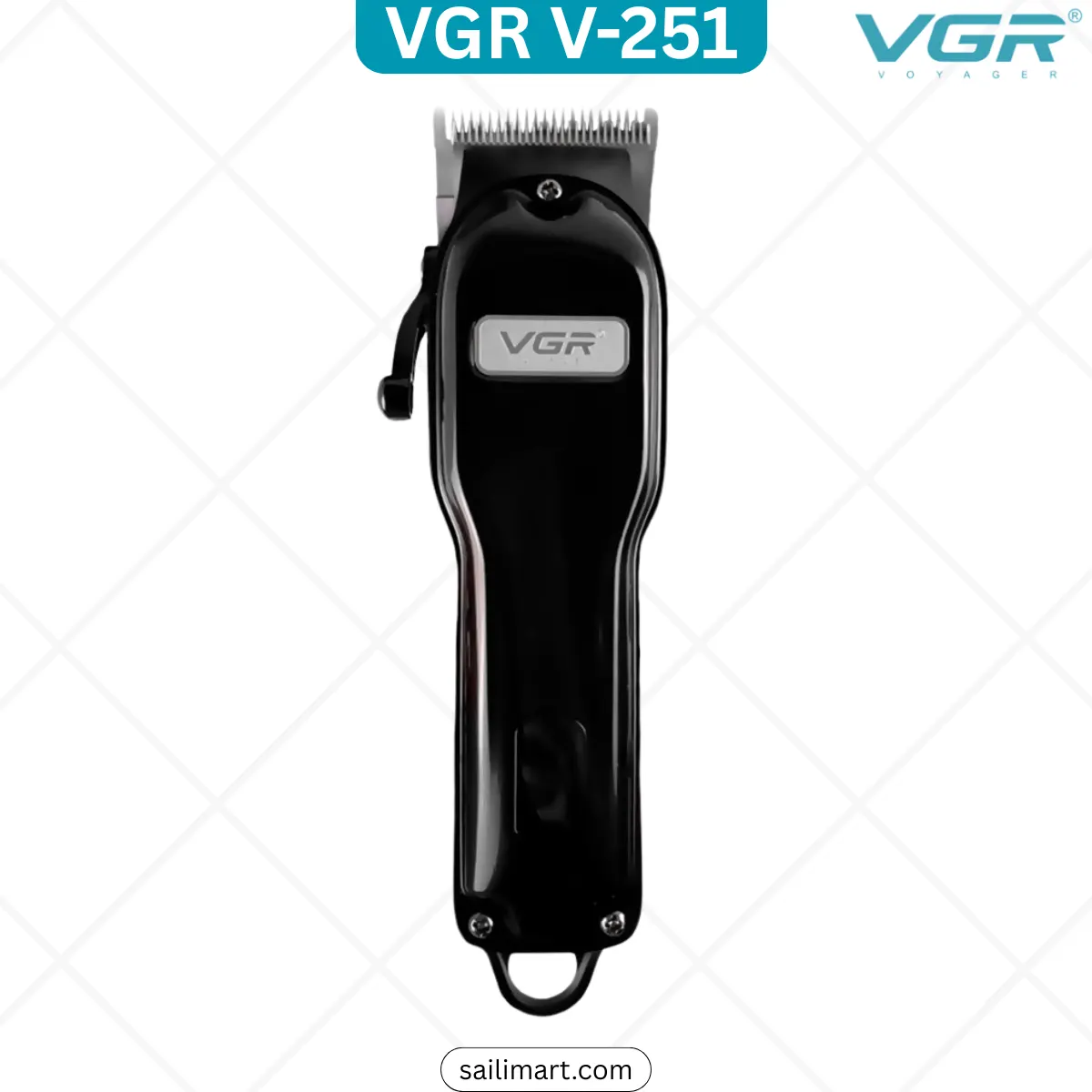 VGR V-251 Hair and Beard AC-DC Trimmer for Men