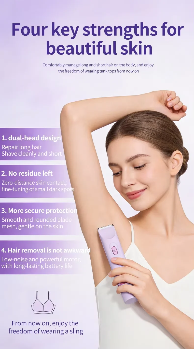 2 in 1 Double Headed Women’s Shaver & Trimmer