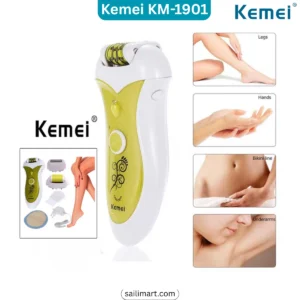 Kemei KM-1901 2-in-1 Women’s Epilator & Electric Shaver