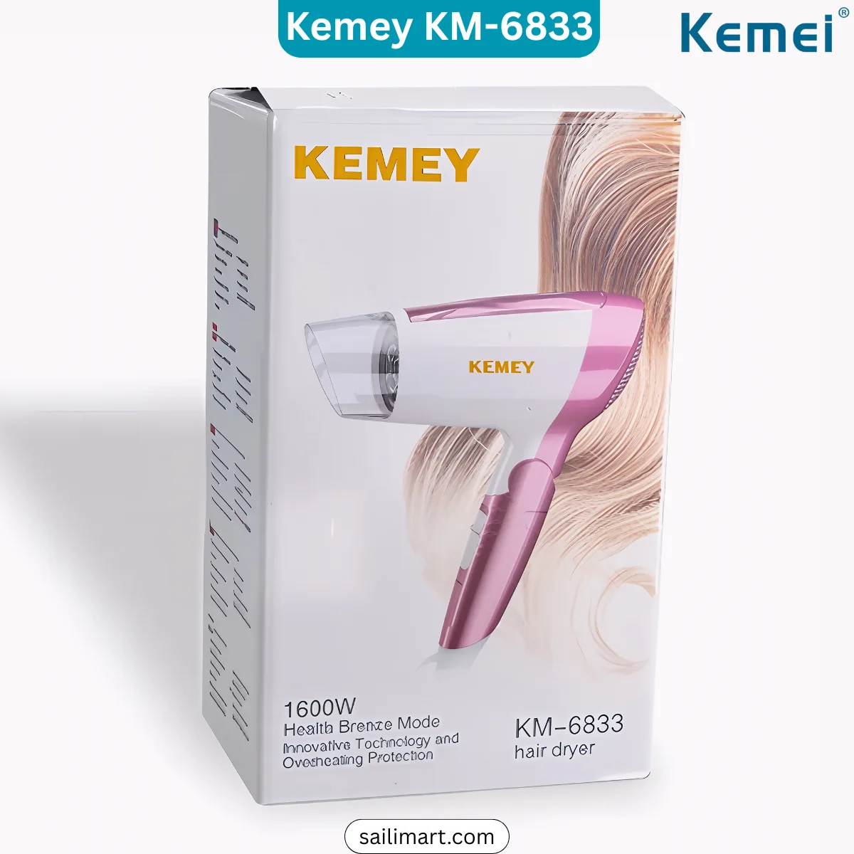 Kemei KM-6833 Hair Dryer in Bangladesh