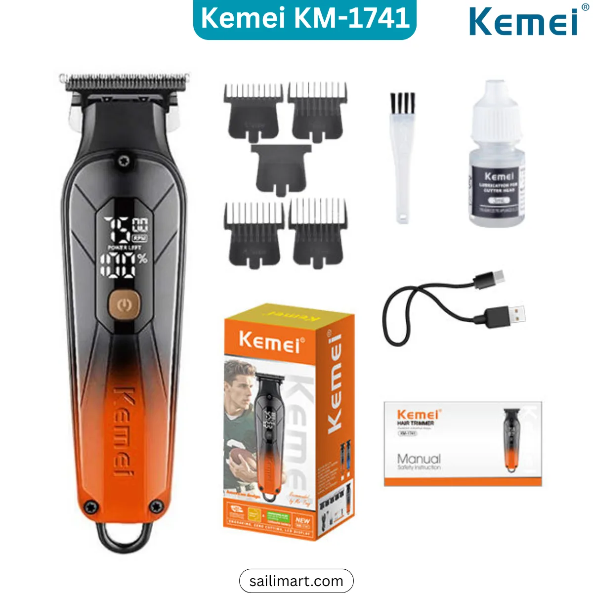Kemei KM-1741 Zero Gup Trimmer for Men