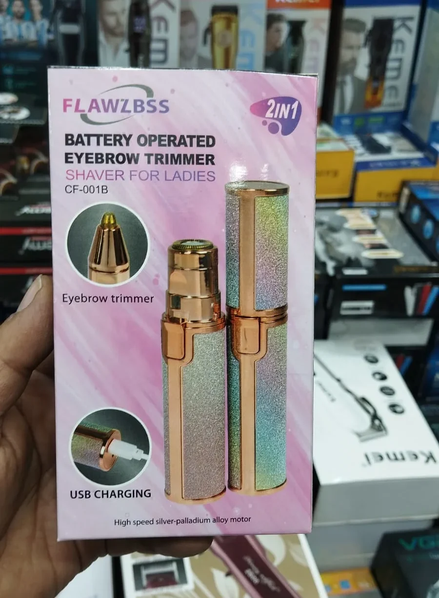 2-in-1 Eyebrow Trimmer & Facial Hair Remover