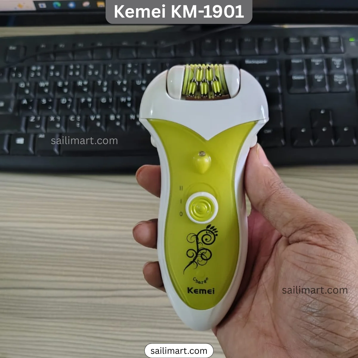 Kemei KM-1901 2-in-1 Women’s Epilator & Electric Shaver at the best price in Bangladesh