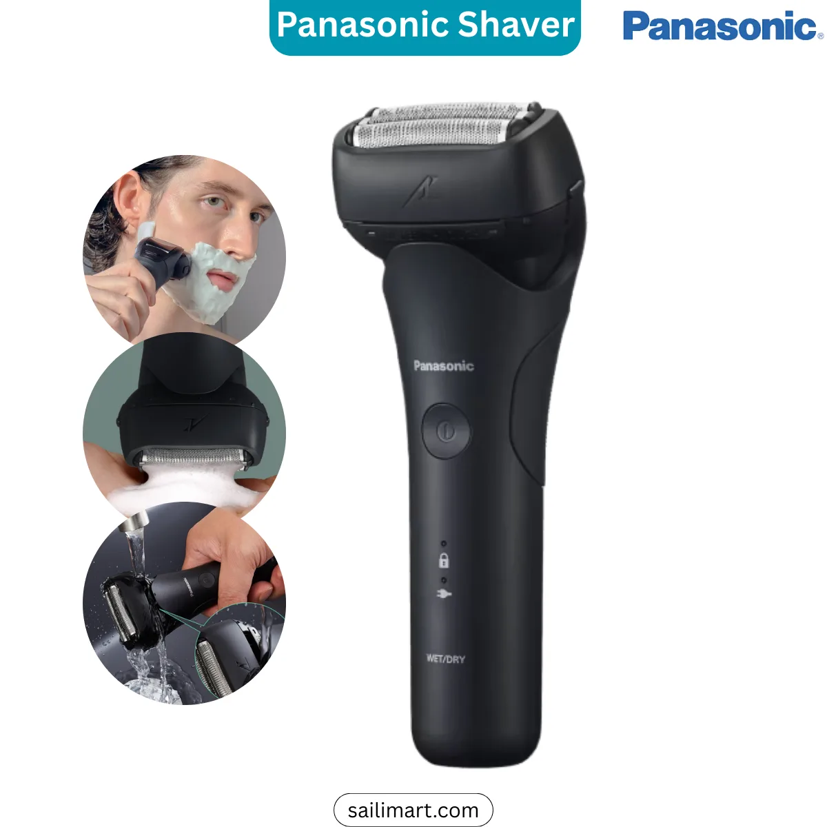 Panasonic ES-LT2B 3-Blade Wet & Dry Electric Shaver