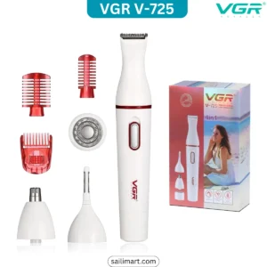 VGR V-725 4-in-1 Lady Grooming Kit with Waterproof Design