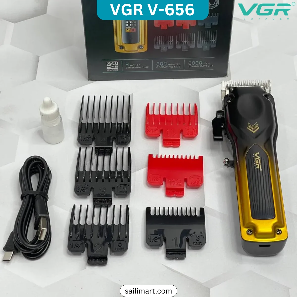 VGR V-656 Professional Hair Clipper in Bangladesh