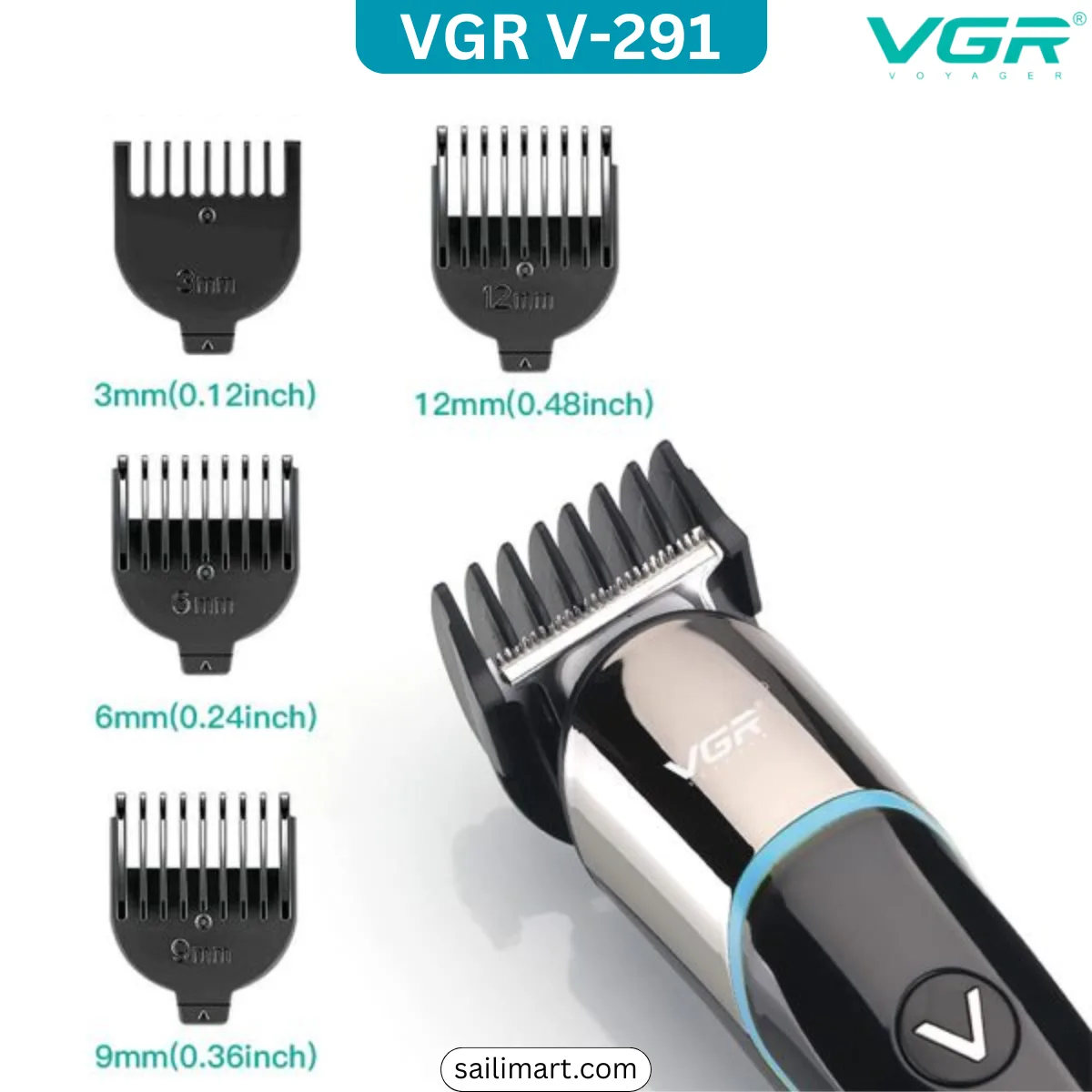 VGR V-291 Beard & Hair Trimmer Kit – Professional Turbo