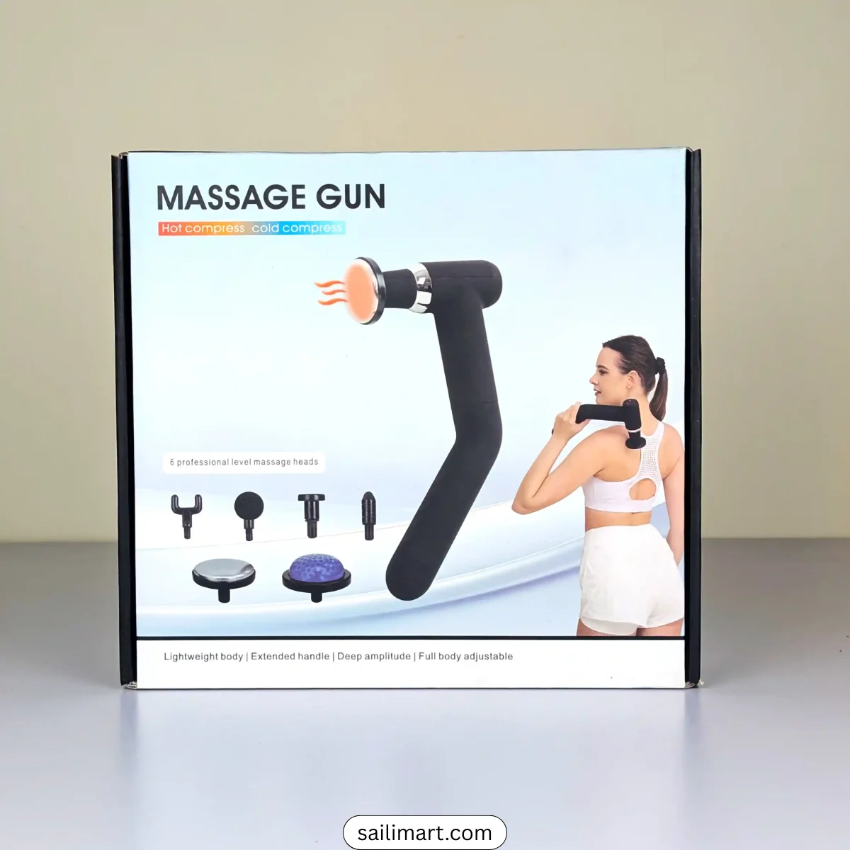 Hot & Cold Compress Massage Gun in Bangladesh | Deep Tissue Recovery with Heat & Ice Therapy