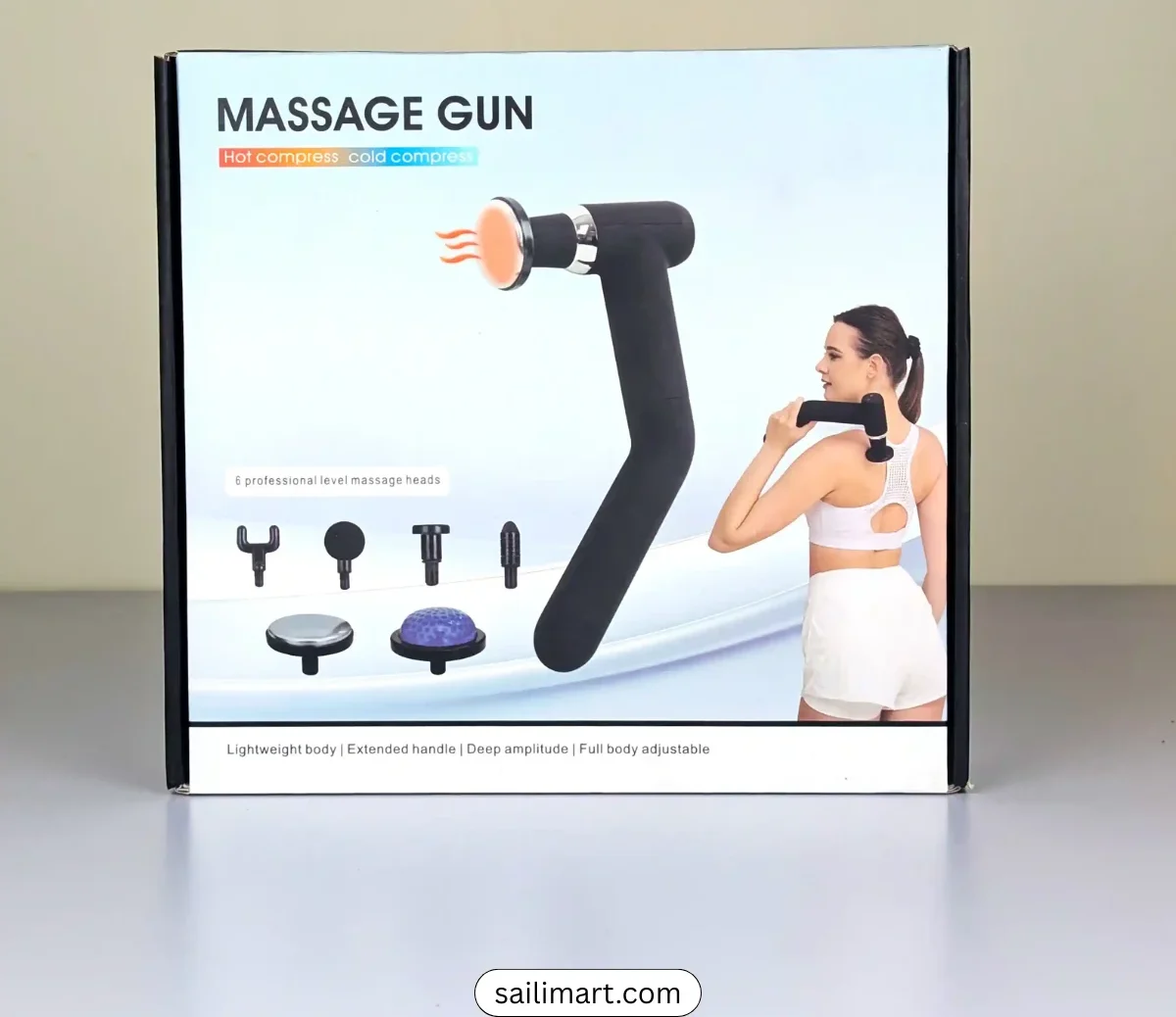 Hot & Cold Compress Massage Gun in Bangladesh | Deep Tissue Recovery with Heat & Ice Therapy