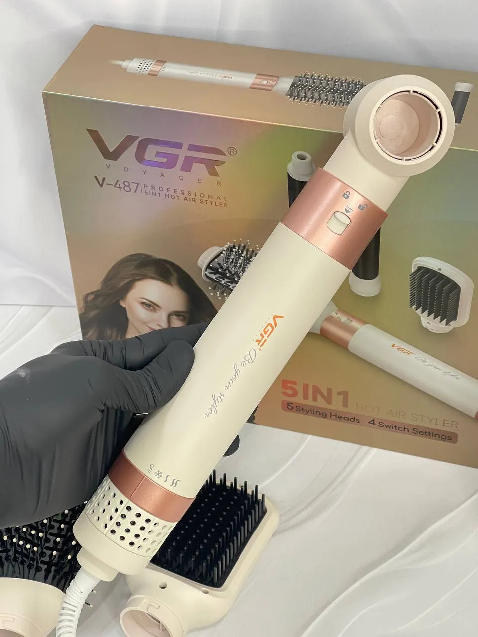VGR V-487 5-in-1 Hot Air Atyler best price in Bangladesh