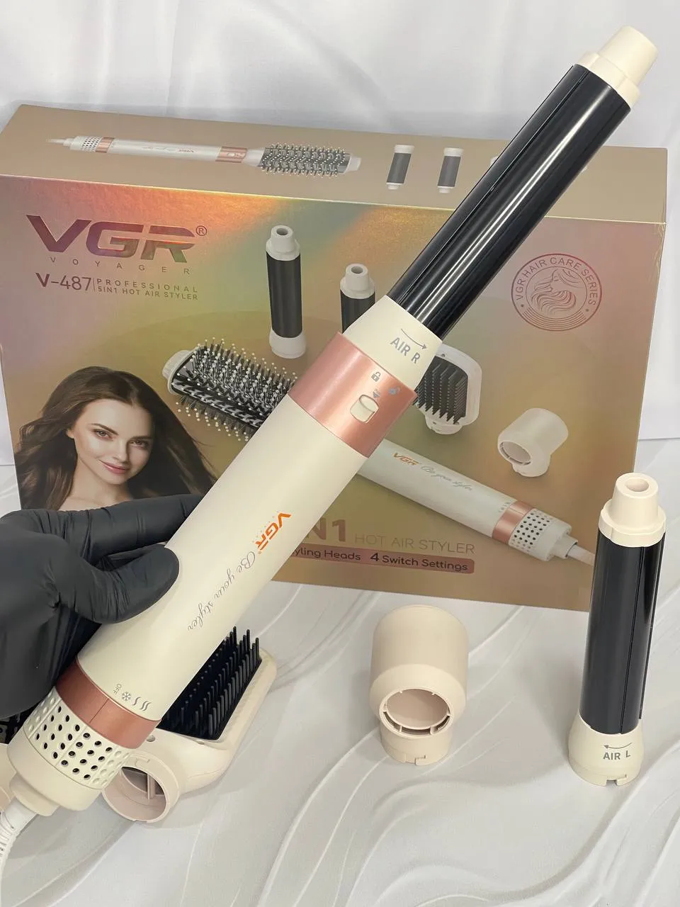 VGR V-487 5-in-1 Hot Air Atyler best price in Bangladesh