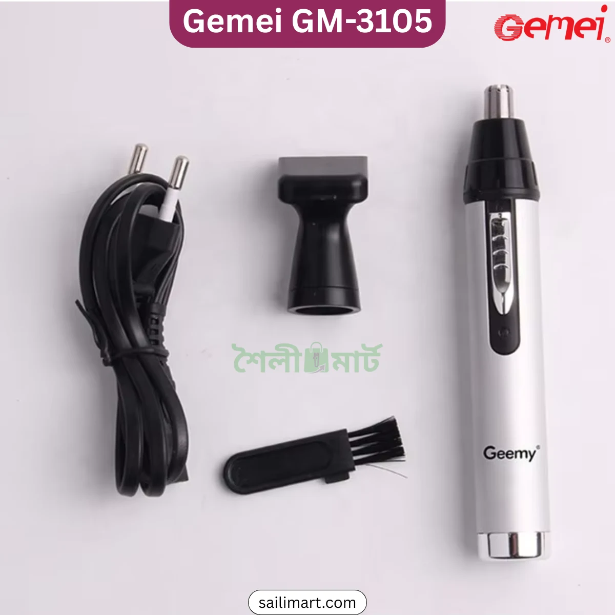 Gemei GM-3105 2-in-1 Nose & Hair Trimmer